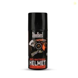 Steelbird Helmet Interior Foam Cleaner Anti Bacterial Spray, Deep Clea