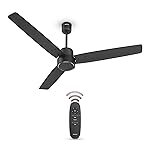 Havells FAB BLDC Ceiling Fan 1200mm (Made In India), 380 RPM, Savings Upto 65%, Reverse Rotation, 4 Modes (Boost,Sleep,Breeze,Mop), Low Wattage 30W, Low Noise, Air Flow:225 CMM, 3Y Warranty, Black