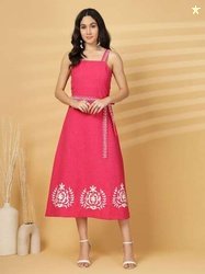 plusS Women Fit & Flare Midi Dress