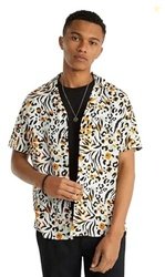 DHRUVI TRENDZ Regular Fit Mens Shirt (DT-MS-6068_Yellow