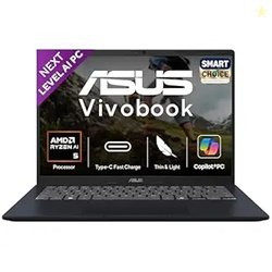 ASUS Vivobook 14,Smartchoice,AMD Ryzen AI 5 330, 16GB RAM, 512GB SSD,F