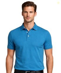 AWG ALL WEATHER GEAR 100% Cotton Polo T Shirt for Men | Soft & Breatha