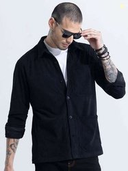 Snitch Classic Ribbed Casual Shirt