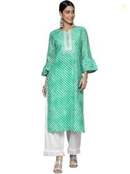 Varanga Women's Cotton Floral, Geometric, Polka Dot Regular T-Shirt (N