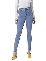 Miss Chase Women’s Skinny Fit High Rise Regular Length Denim Jeans