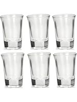 Somil Clear Shot Glasses Add Fun and Style to Every Celebration and Toast. Enjoy Your Party, 30 ml, Capacity, Pack of 6, Size: 6.5 X 4.5 X 4.5 Cm