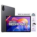 Redmi Pad 2 Wi-Fi + Cellular, Active Pen Support, 27.94cm(11″) Model, 2.5K Sharp & Clear Display, 4GB, 128GB, All Day & More 9000mAh Battery, AI-Enabled, Dolby Atmos, HyperOS 2, Graphite Grey