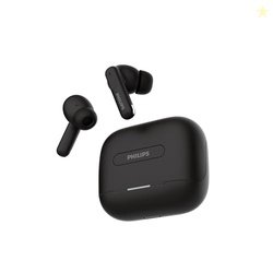 Philips TAT1050BK/94 Truly Wireless Earbuds with ANC, Quad Mic ENC, Up