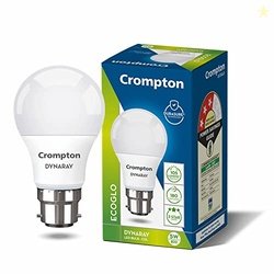 Crompton Dyna Ray LED Bulb | 5W | Cool Day Light | B22 Base | 4Kv Surg