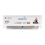 Panasonic 1.5 Ton 3 Star Premium WiFi Inverter Smart Split AC (DustBuster Tech, Matter Enabled, AI, Higher Airflow, Copper Cond., 8in1 Convertible, 2-Way,PM0.1 Filter,CS/CU-SU18BKY3W,New Star rated,White)