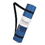 Fitness MantraÂ® 8mm NBR/Sponge Anti Slip Yoga Mat with Carrying Strap for Womenâs and Menâs Exercise| 1 Piece| (Blue) (Blue)