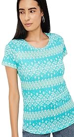 Max Women Cotton Blend Solid Regular Fit T-Shirt