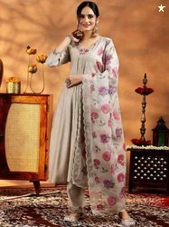 Libas Yoke Design A-Line Kurta Set