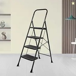 Plantex Premium Foldable Ladder for Home Use  Durable Alloy Steel ladd