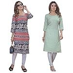 Women’s Multicolor Crepe Kurta||Pack of 2 Kurta||Kurta for Women