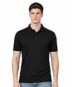 AWG ALL WEATHER GEAR Menâs Cotton Blend Polo T-Shirt | Plain Regular Fit | Soft Breathable Fabric | Casual & Formal Wear | Half Sleeve | Collared T-Shirt | Mens Tshirts | Tees for Man