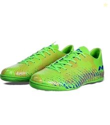 Nivia Encounter 9.0 Futsal Shoes, Neon Green-Blue UK-5