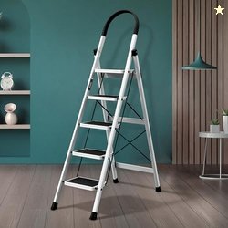 Plantex Ladder for Home/5 Step Steel Ladder with Minor Surface Marks f
