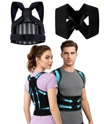 Posture Corrector Belt for Men, 2-Piece Set Back Pain Relief Belt, Pos