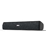 Mivi Fort S16 Soundbar with 16W Powerful Audio, 2.0 Channel Surround Sound, Dual in-Built Speakers, Multiple Connectivity Options, Up to 6H Playtime, Portable & Made in India Soundbar for TV
