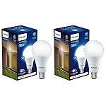 Philips StellarBright 12-Watt LED Bulb B22 Base (Crystal White, Pack of 2)