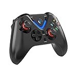 Cosmic Byte ARES Wireless Controller for PC, Magnetic Triggers, Accurate Joysticks, Dual Vibration, Backit LED Buttons, USB Extension Cable (Black)