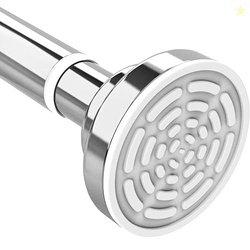 Story@Home Stainless Steel (80 Cm To 140 Cm) Extendable Shower Curtain