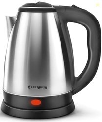 Longway Kestro 2 Liter Electric Kettle with Stainless Steel Body for W