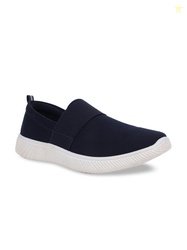 Bata Women Navy Blue Slip-On Sneakers
