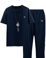Noble Monk Men Regular Fit Cord-Set | Round Neck Full Sleeve Tshirt with Lower | Relax Fit Track Suit For Men