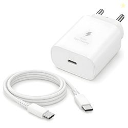 Samsung 25W PD 3.0 Type C Fast Charging Adapter (PPS) for Galaxy M17|M