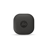 JioTag Air for iOS (Gray) Worldwide Tracker, Pair with Apple Find My app for keys, luggage, bikes, purses etc. inside & outside Bluetooth range, No SIM/subscriptions required, 1+1 year battery, 120 dB