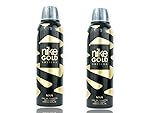 Nike Gold Edition EDT Deodorant for Man 200ml*2 Combo Pack, 24H, 0% Aluminum Salts, Protects Underarm Flora, No White Stains