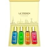 La French Luxury Perfume Gift Set for Men â 4 Ã 20ml | Spicy, Floral, Musk & Fresh Long-Lasting Fragrances | Premium Menâs Perfume Collection