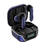 amazon basics TWS in-Ear Earbuds (AB-T01A) with Fast Charging up to 50 Hours of Playtime | Dual 10mm Driver | IPX4 Water-Resistance | Bluetooth 5.3 | Charging Case with Mic | Touch Control (Blue)