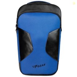 F Gear Dude Blue 14L Small Backpack Kids 3 Compartment School Backpack