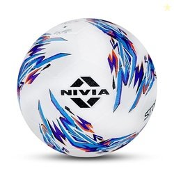 Nivia Storm 2.0 Football | Rubberized Moulded | Suitable for Hard Grou