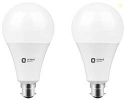 Orient Electric Eternal Shine LED Bulb 23W, B22d Cap, 6500K (Pack of 2