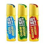 SET WET Deodorant Spray Perfume Cool, Charm & Mischief Avatar for men, 150ml (Pack of 3)