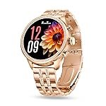 PunnkFunnk GEN 9 Smart Watch Specially Made for Girls & Women with Multi Features and Watch Faces, Music Smartwatch (Golden Strap, 1.30 Inch AMOLED Sunlight Proof Display)