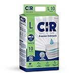CIR Premium Underpads, Large (90x60cm) I 10 hrs Absorption Protection I 10 Units I Waterproof I Protects Surfaces from Incontinence I Super Soft Polymer x Pack of 1