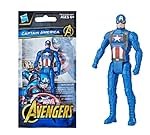 Marvel Captain America 3.75 Inches Action Figure 4+ Years Age (Captain America)