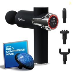 Lifelong LLGM189 Gun Massager with 5 Massage Heads, 3 Modes & 99 Speed