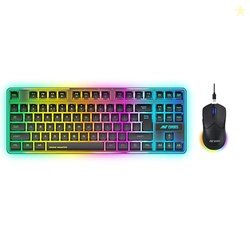 Ant Esports KM730 Pro Gaming Wireless TKL Keyboard Mouse Combo Recharg