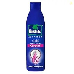 Parachute Advansed Gold Keratin Coconut Hair Oil | Thick & Smooth Hair