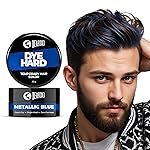 Beardo Dye Hard Temporary Hair Color – Metallic Blue, 25g | Temporary 1-Day 1-Wash | DIY Instant Hair Color Makeup for Men | No Bleach | No Ammonia | No Damage