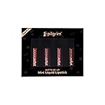 Pilgrim Nude Temptation Mini Liquid Matte Lipstick 4 in 1 Pack Smudgeproof, Hydrating & Lightweight