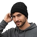 Lifelong Beanie Cap for Men | Woolen Winter Cap for Men & Women | Thermal Wear Beanie | Stylish Soft Winter Cap for Boys & Girls | Warm Woollen Head Cap || Black