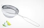 Stainless Steel Tea Strainer, Chalani, 8.5 cm,Double Mesh, Heavy (Tea Strainer)