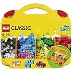 LEGO 10713 Classic Creative Suitcase, Toy Storage, Fun Colourful Basic Building Bricks for Kids, Multicolor (213 pieces)